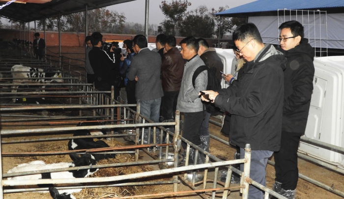 09 圖為國家藥典委員會一行調(diào)研臨泉縣王氏牧業(yè)有限公司。（記者 蔣守福 攝）.JPG