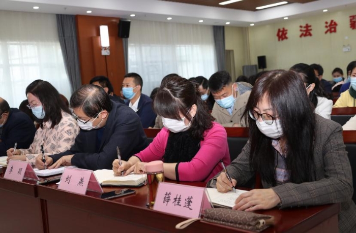 圖為會(huì)議現(xiàn)場(chǎng)。（馬少賓 攝）