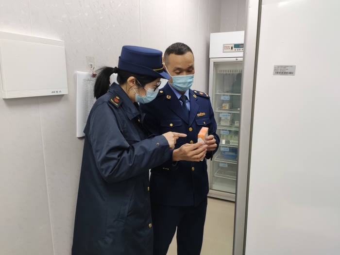圖為檢查現(xiàn)場。
