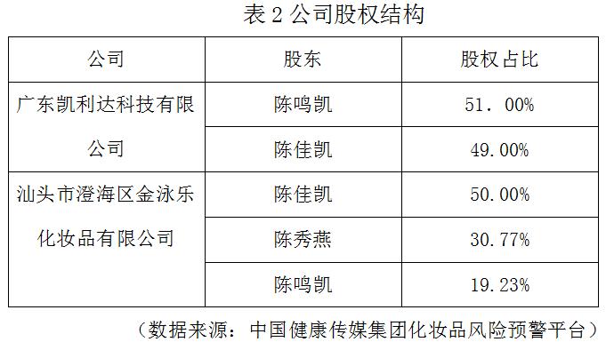 表2公司股權(quán)結(jié)構(gòu) 表2公司股權(quán)結(jié)構(gòu)