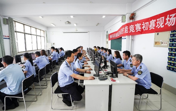 圖為初賽現(xiàn)場(chǎng)。
