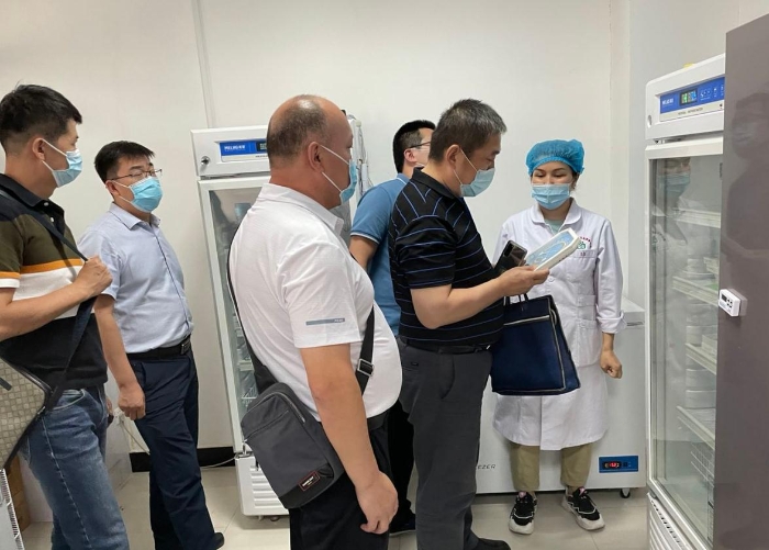 圖為檢查現(xiàn)場。