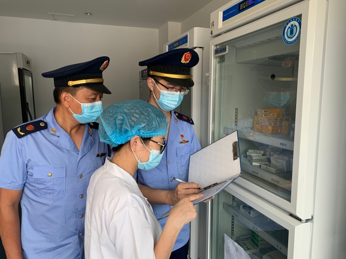 圖為檢查現(xiàn)場。