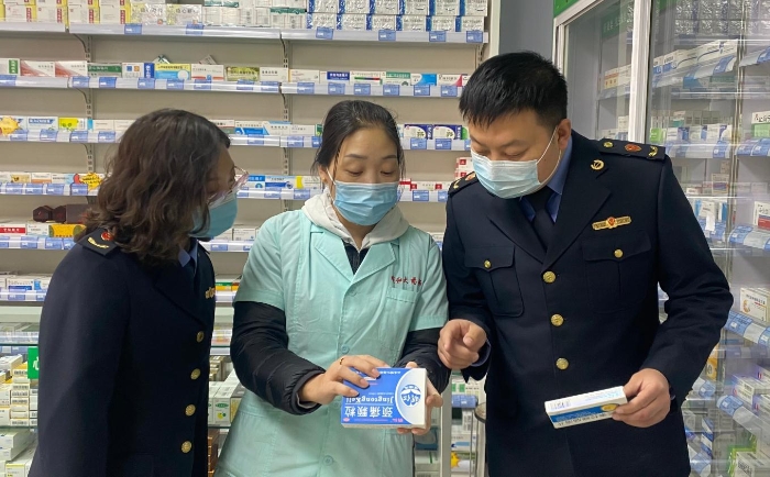 圖為檢查現(xiàn)場。