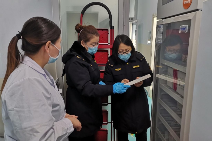 圖為檢查現(xiàn)場。