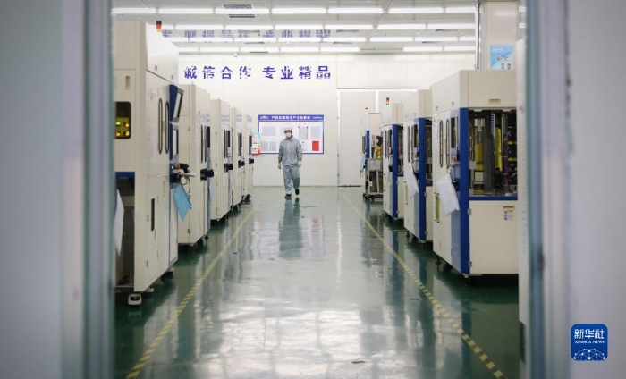 沈陽芯源微電子設備股份有限公司成品車間（2020年7月15日攝）。新華社記者 姚劍鋒 攝
