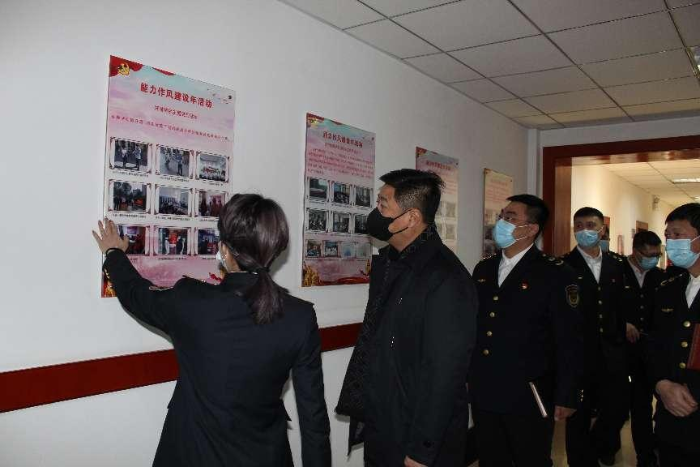 黑龍江省藥監(jiān)局黨組成員、副局長王鐵寒到綜合執(zhí)法監(jiān)督局檢查指導(dǎo)工作