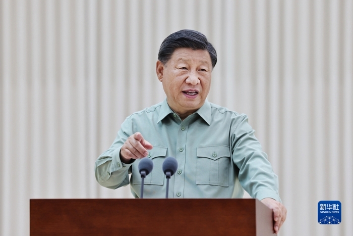 9月8日，中共中央總書記、國家主席、中央軍委主席習(xí)近平到78集團軍視察。這是習(xí)近平發(fā)表重要講話。 新華社記者 李剛 攝