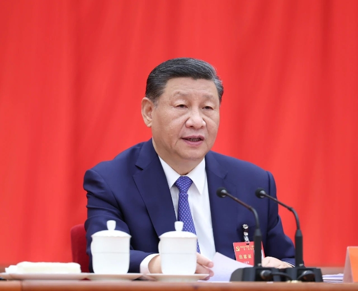 中國(guó)共產(chǎn)黨第二十屆中央委員會(huì)第三次全體會(huì)議，于2024年7月15日至18日在北京舉行。中央委員會(huì)總書記習(xí)近平作重要講話。新華社記者 鞠鵬 攝