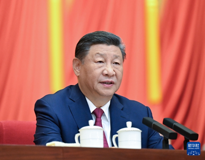 9月20日上午，中共中央、全國(guó)政協(xié)在全國(guó)政協(xié)禮堂隆重舉行慶祝中國(guó)人民政治協(xié)商會(huì)議成立75周年大會(huì)。中共中央總書(shū)記、國(guó)家主席、中央軍委主席習(xí)近平出席大會(huì)并發(fā)表重要講話(huà)。新華社記者 謝環(huán)馳 攝